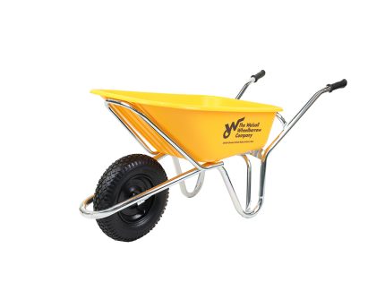 Yellow Wheel Barrow 120l